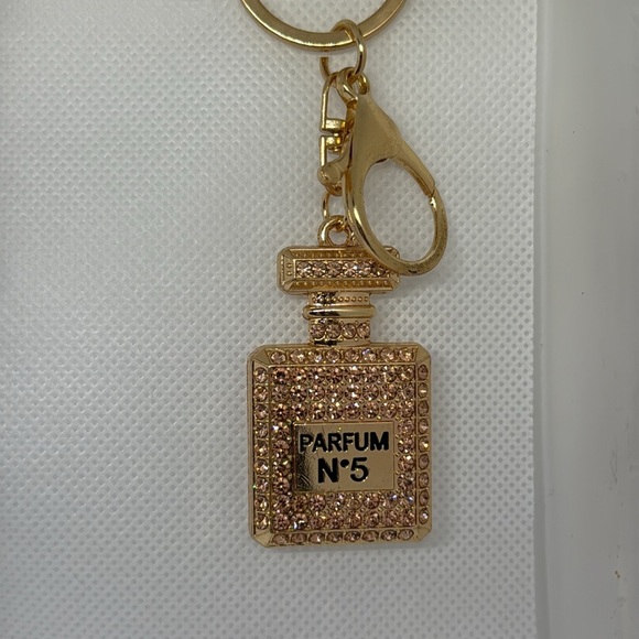 Gold and Champagne Keychain Parfum bottle - Picture 4 of 4